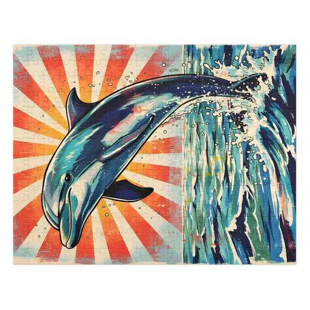 Sunburst Dolphin | Jigsaw Puzzles