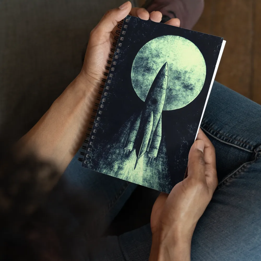 Lunar Ascent 
 Spiral Notebook | 140 pages
