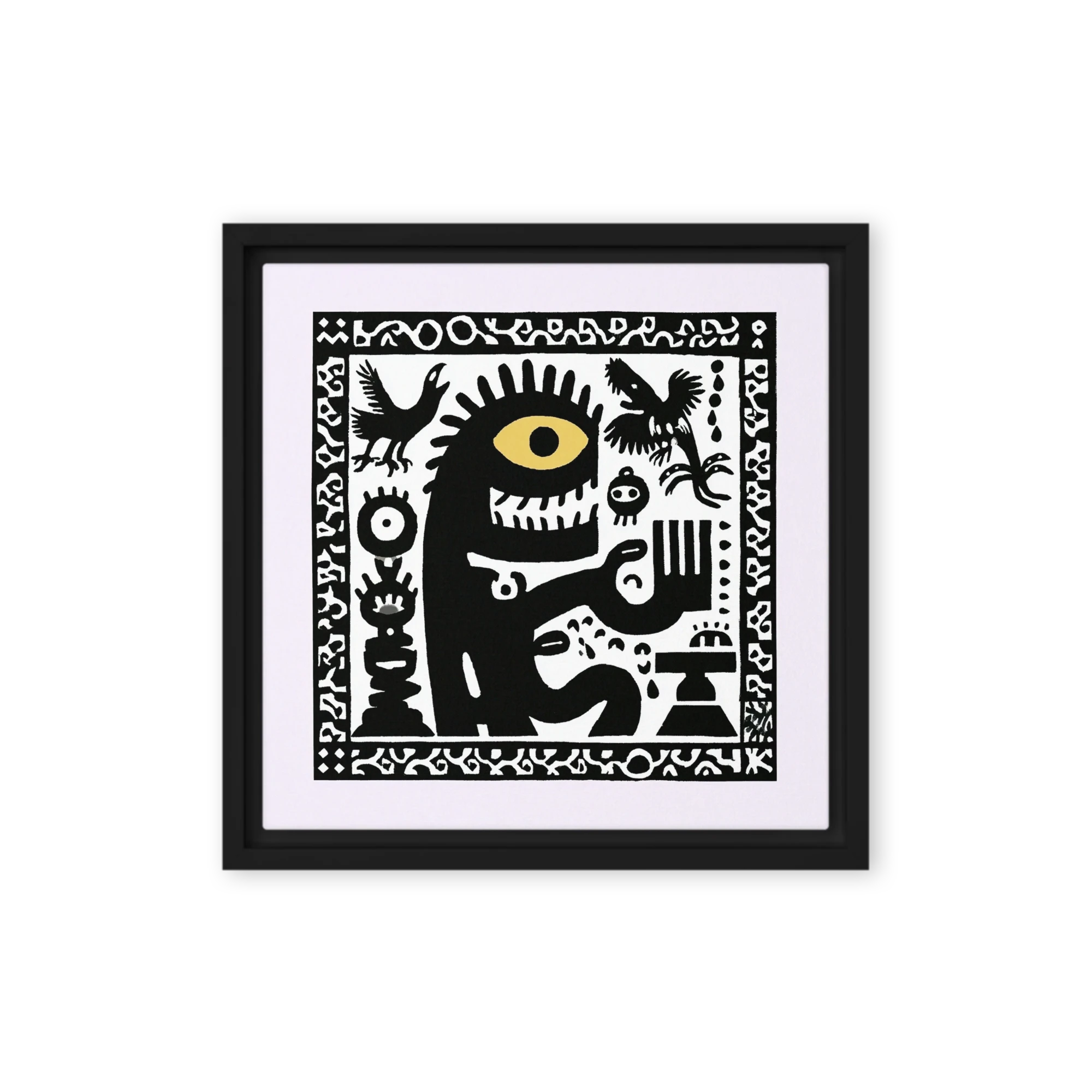 Totemic Monster and Birds