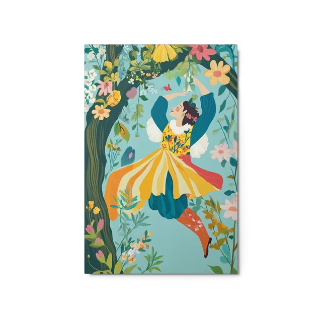 Whimsical Floral Dance | Art Print