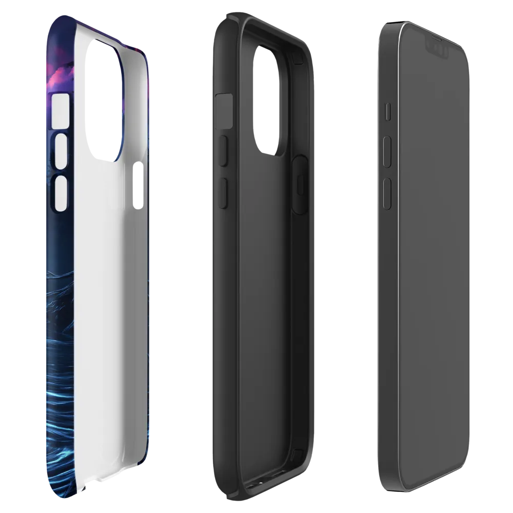 Surreal Landscape with Person in Water | Phone Case