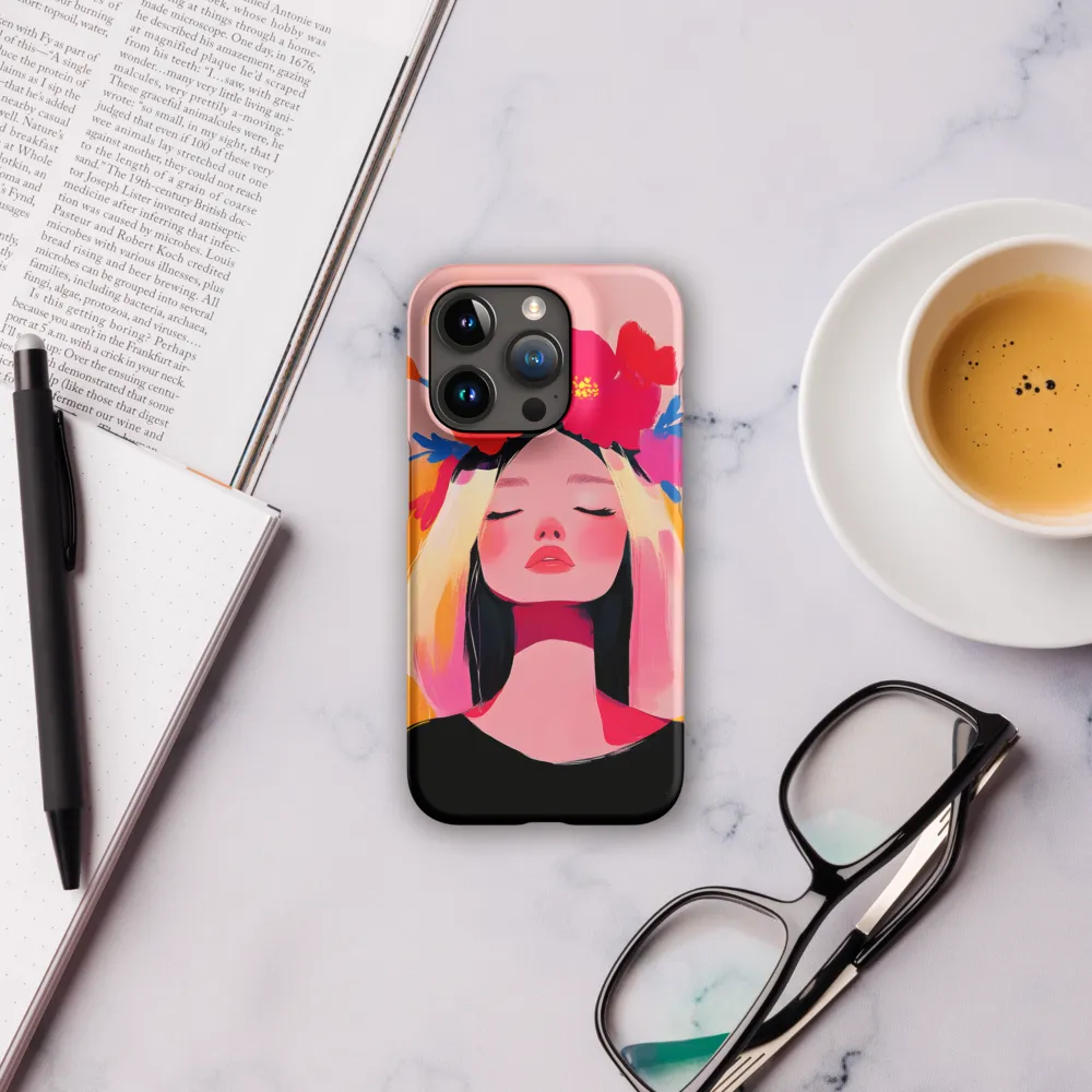 Serenity in Blooms 
 iPhone 14 Pro | Snap Case