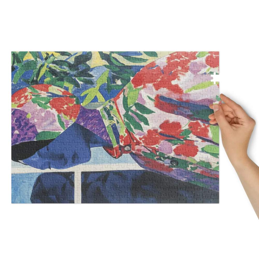Modern Expressionist Portrait of a Woman | Jigsaw Puzzle (252/520 pieces)