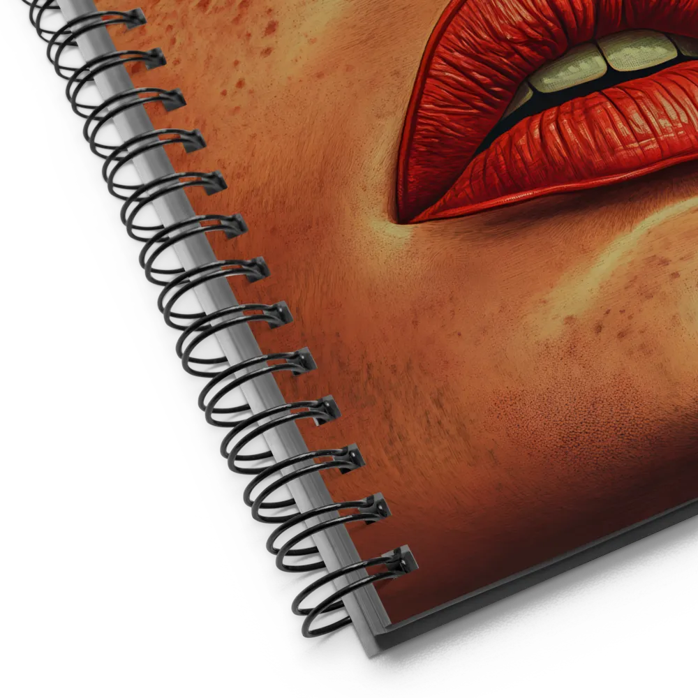 Intense Gaze Portrait 
 Spiral Notebook | 140 pages