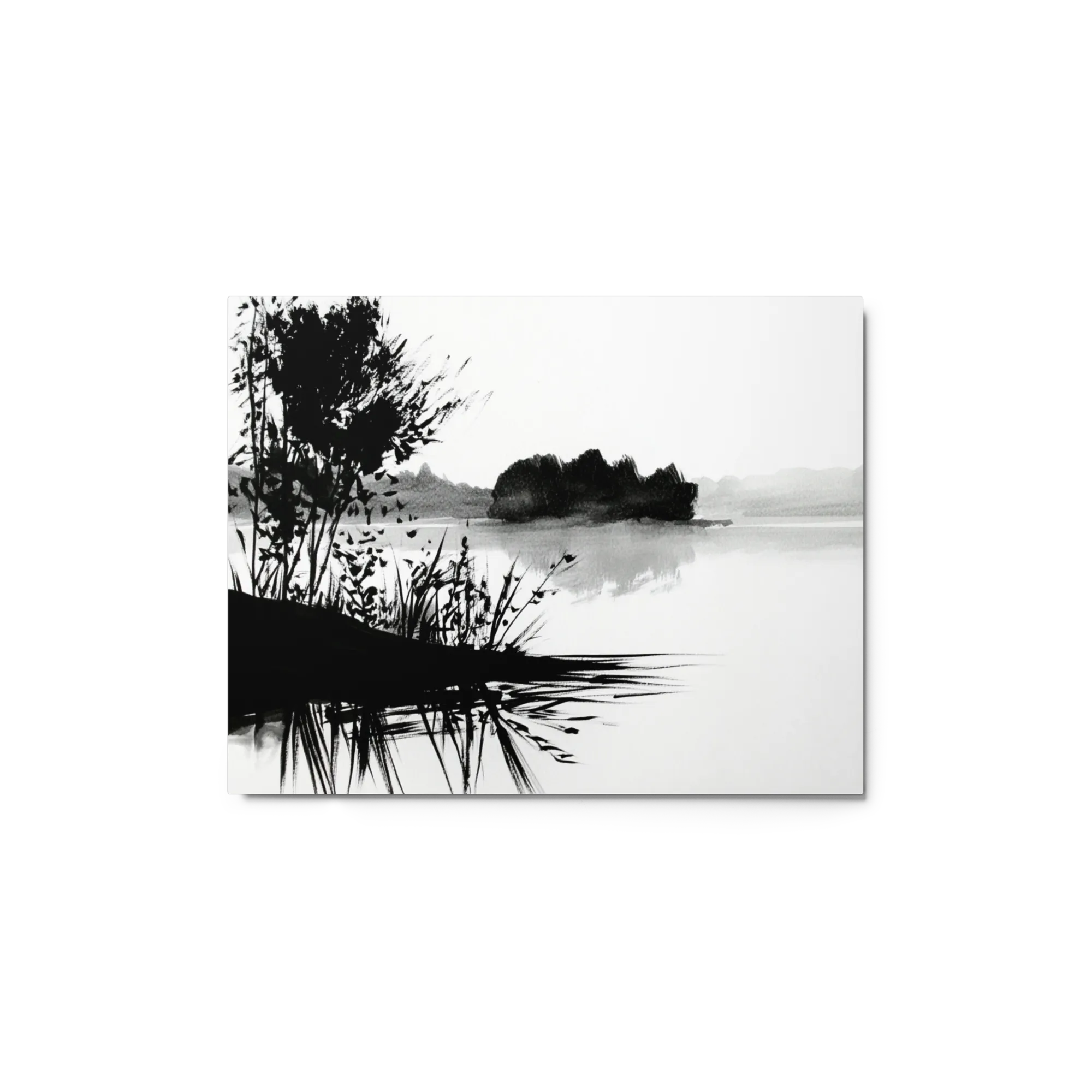 Zen Reflection 
 Poster with Black Frame | 12″x 16″