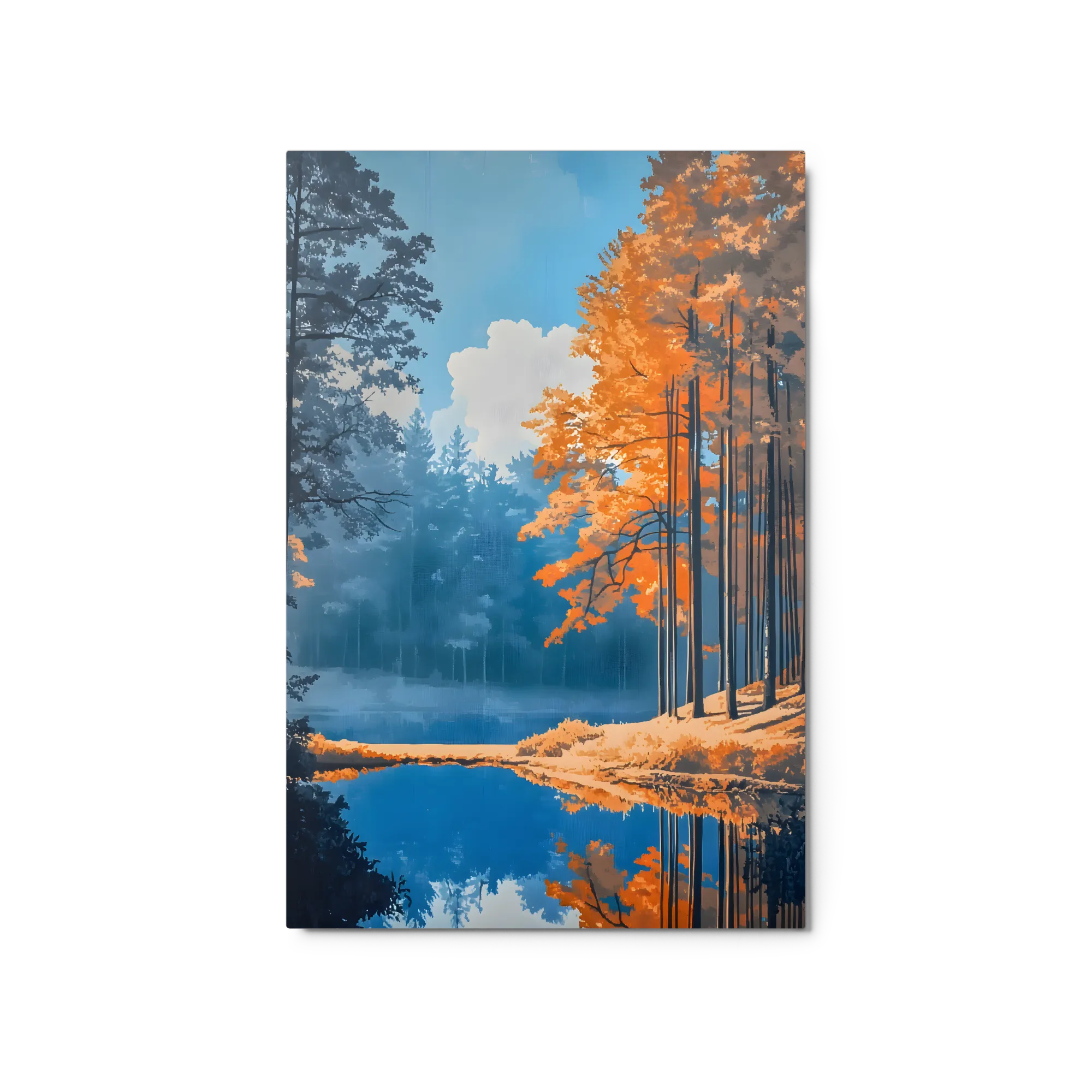 L'Abbraccio Riflessivo dell'Autunno