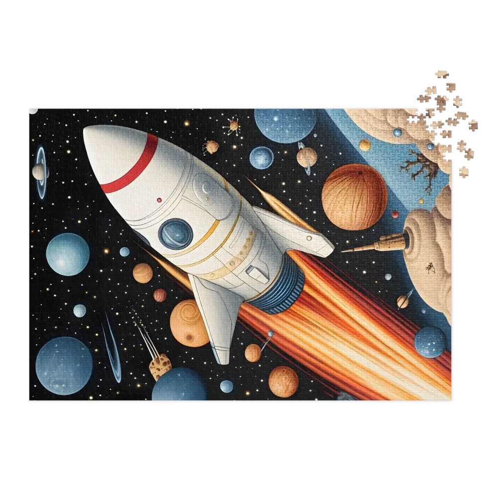 Retro Rocket Journey