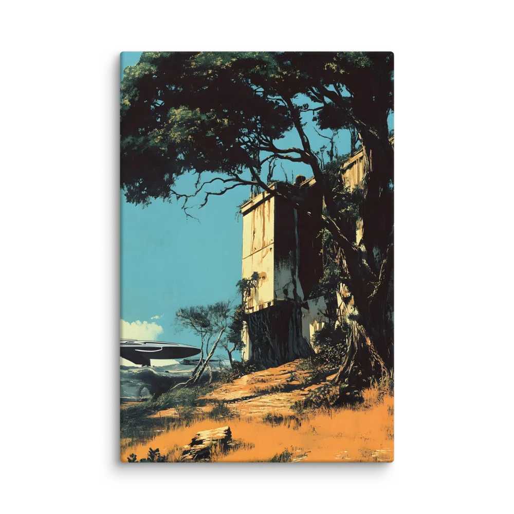 Ancient Sentinel, Future Sky 
 Canvas | 32″x 48″