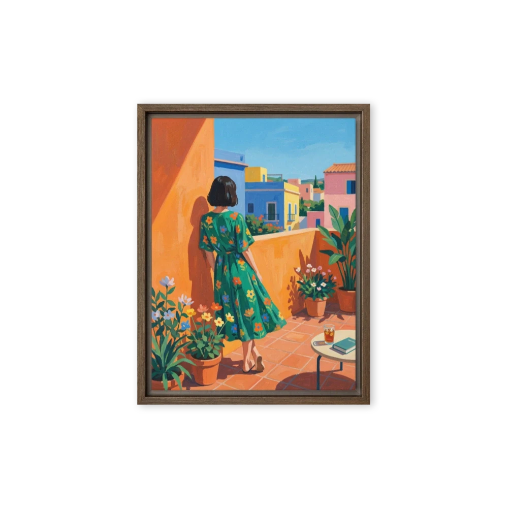 Mediterranean Terrace Scene
