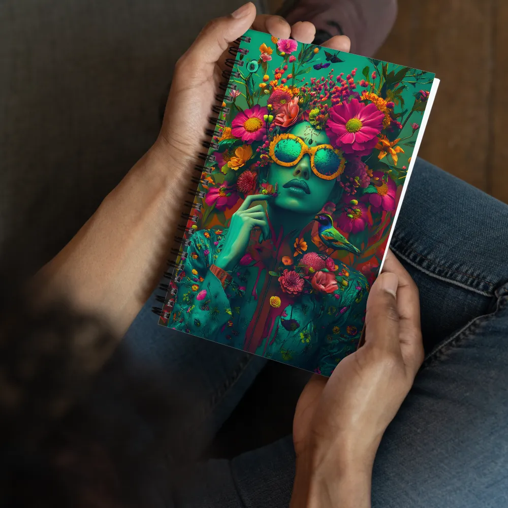 Verdant Bloom 
 Spiral Notebook | 140 pages