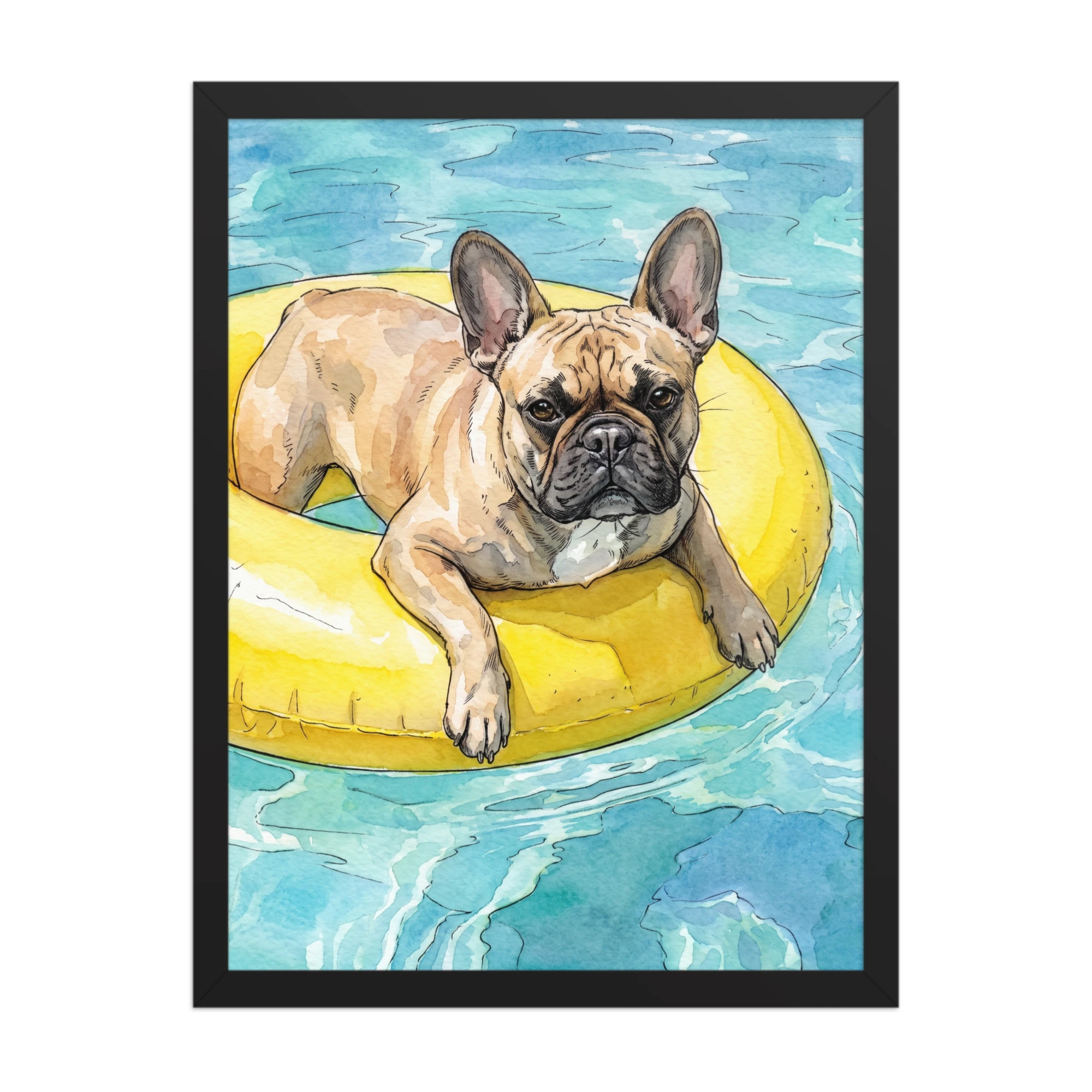Pool Float — Ink & Wash