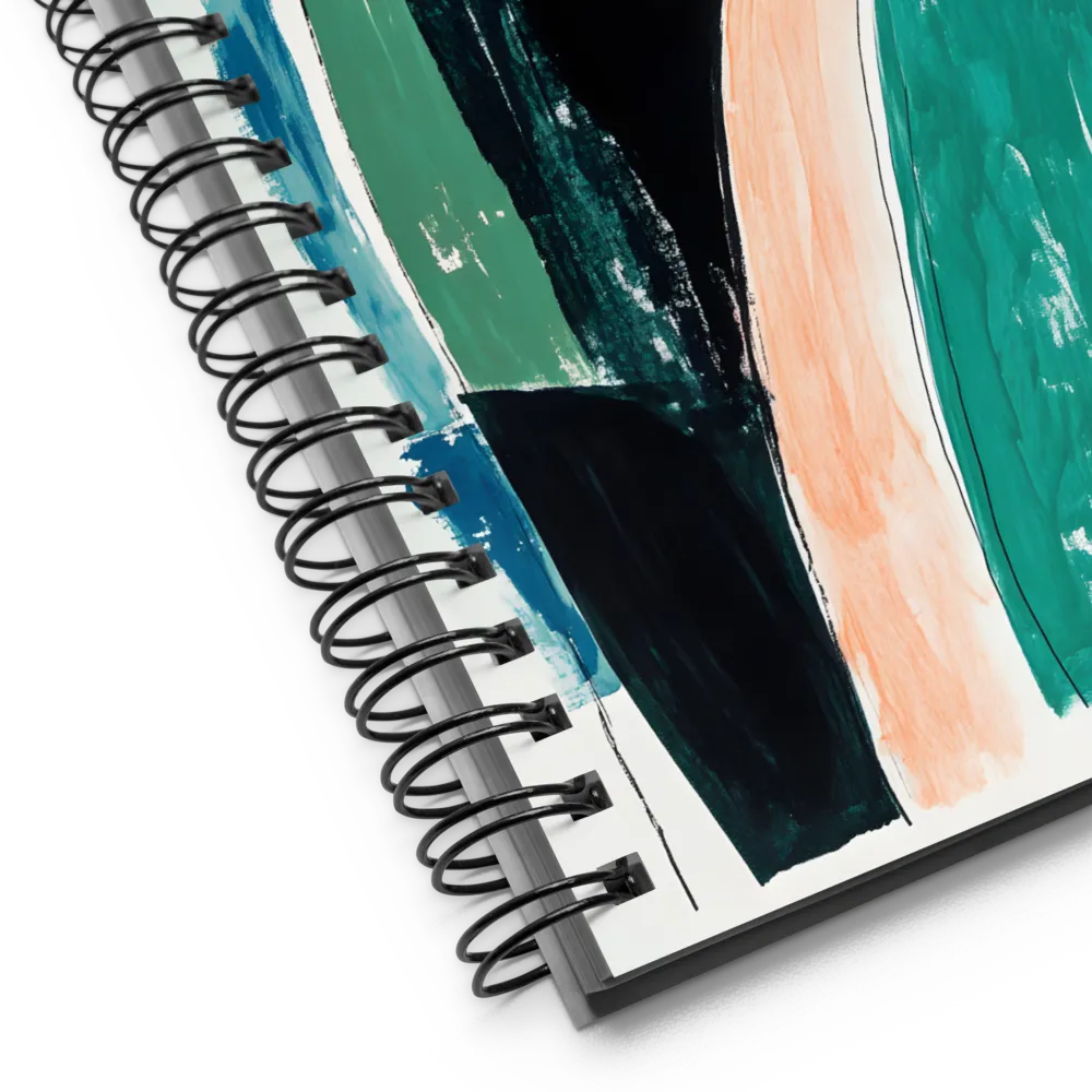 Expressive Abstract Woman 
 Spiral Notebook | 140 pages