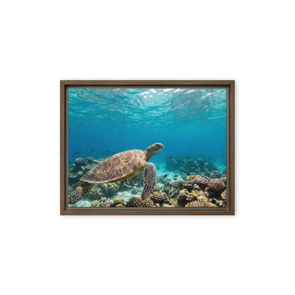Guardian of the Reef 
 Canvas with White Frame