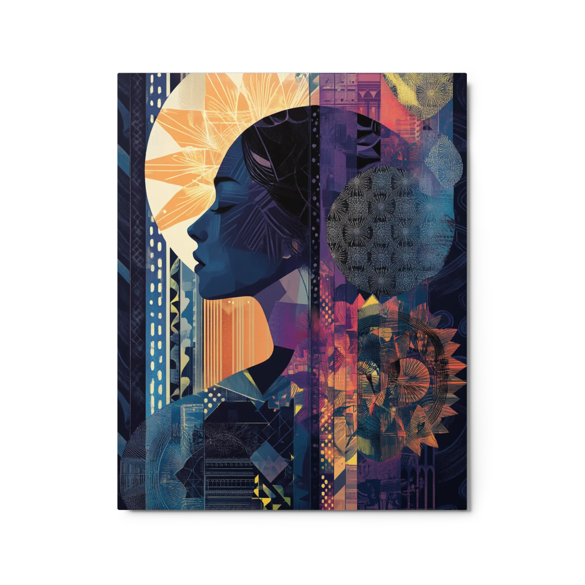 Abstract Woman Silhouette Art