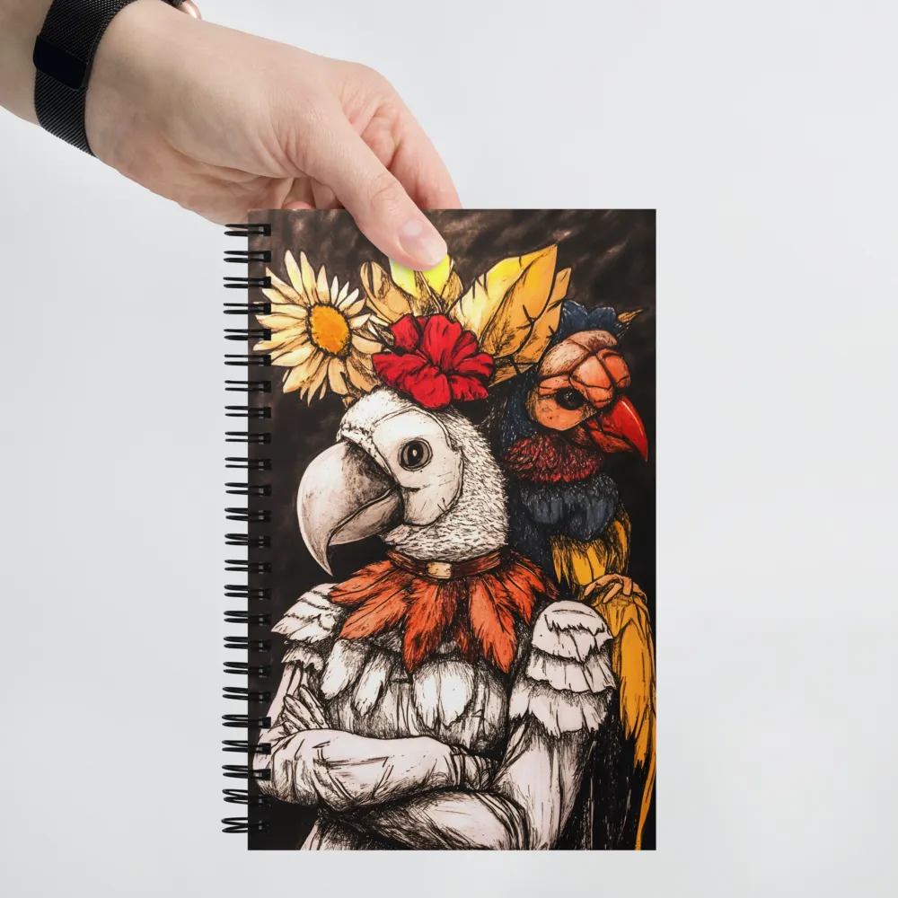 Feathered Reverie 
 Spiral Notebook | 140 pages