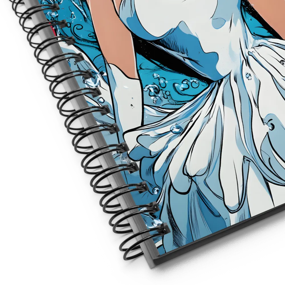 Ethereal Water Nymph 
 Spiral Notebook | 140 pages