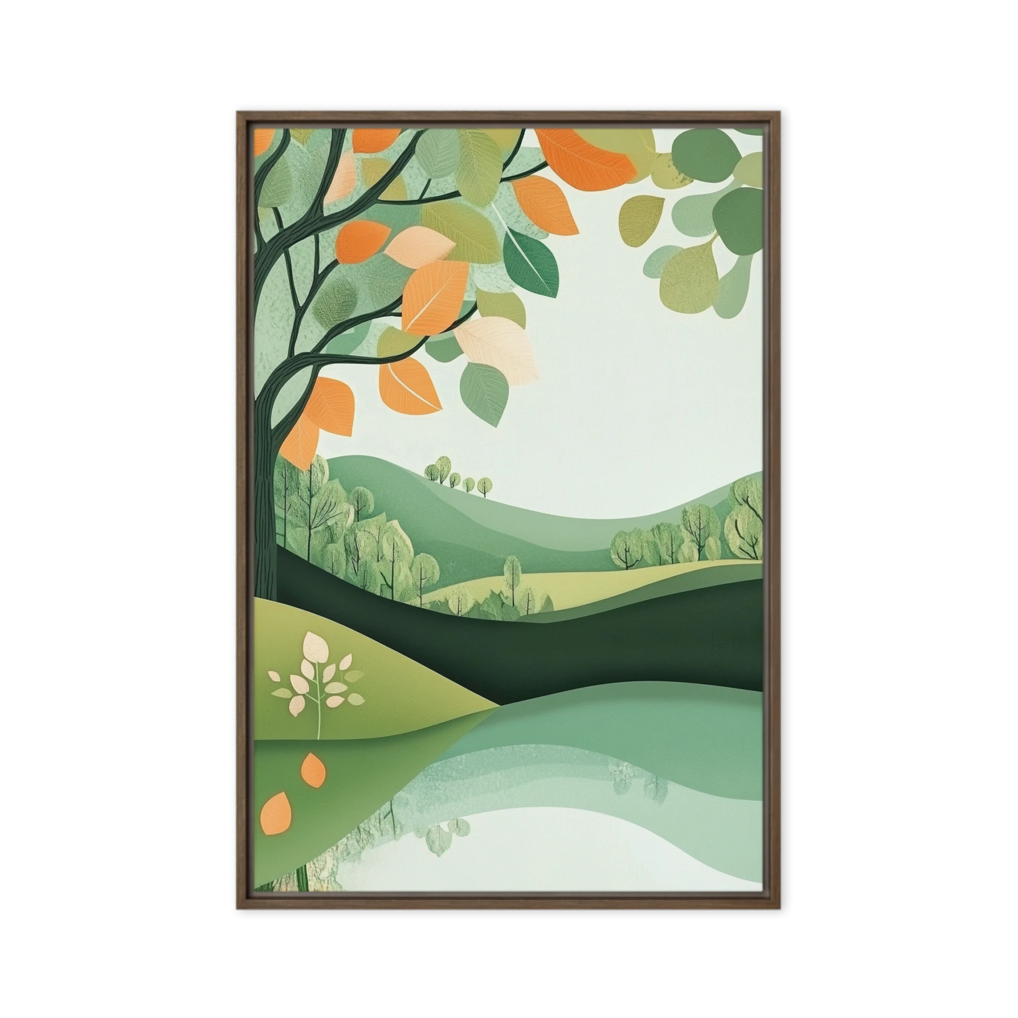 Layered Autumn Landscape | Art Print