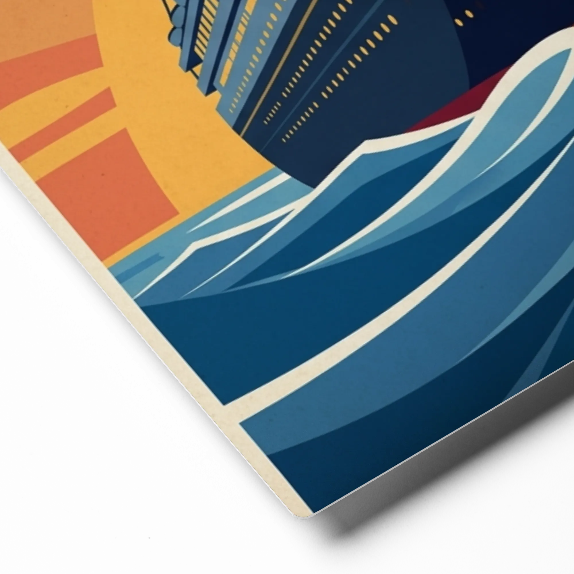 Ocean Voyage Sunset 
 Canvas | 26″x 26″