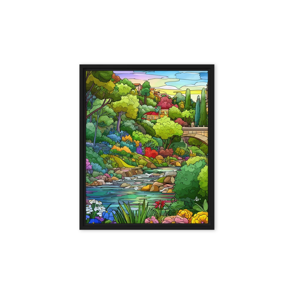 Riverside Garden | Art Print
