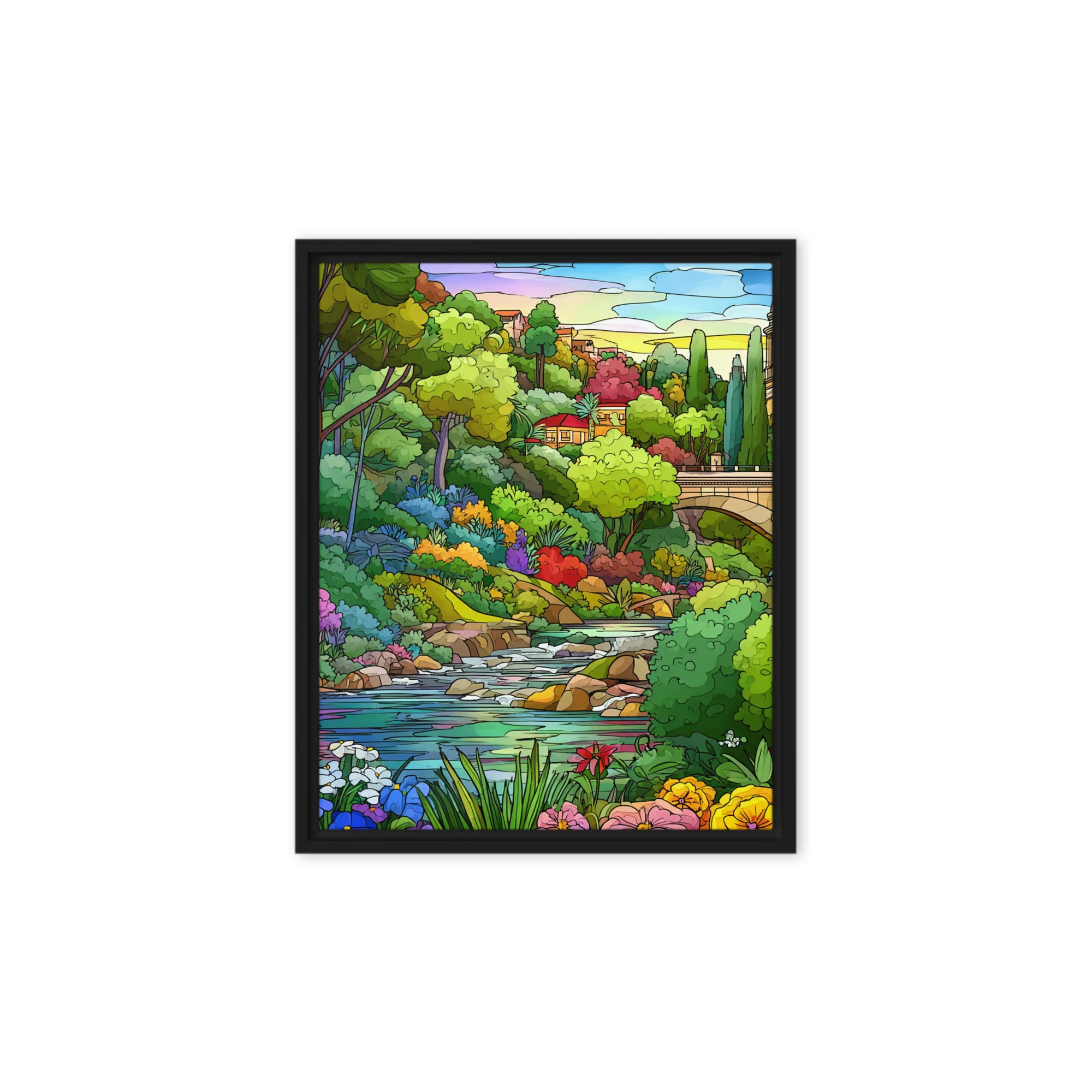 Riverside Garden | Art Print