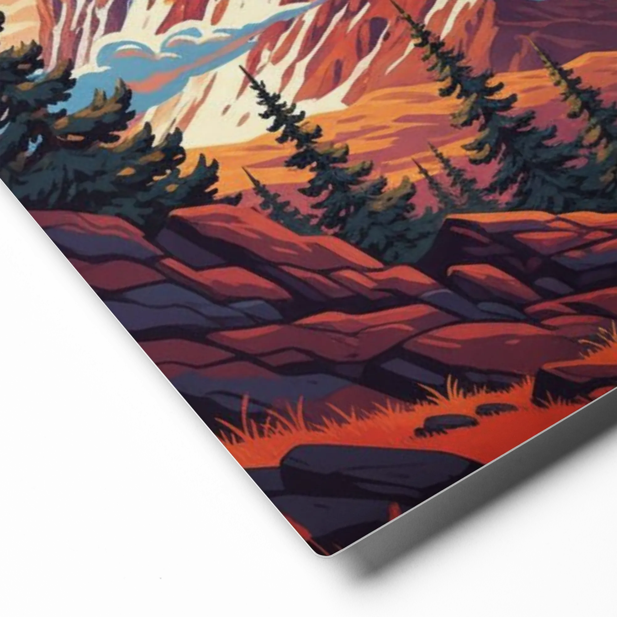 Peak of Serenity 
 Canvas | 6″x 6″