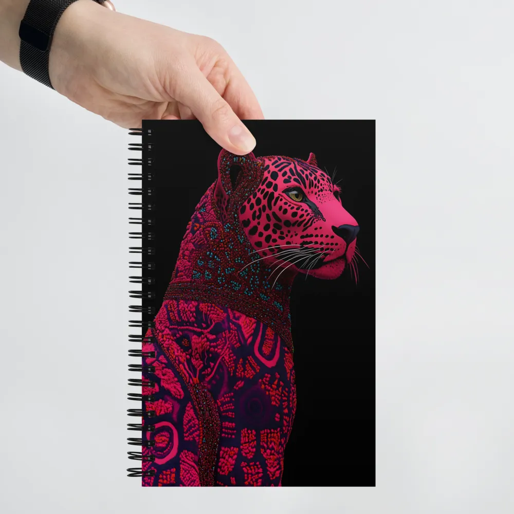 Radiant Mosaic Jaguar 
 Spiral Notebook | 140 pages