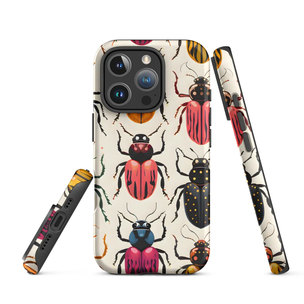 Colorful Beetle Pattern Design