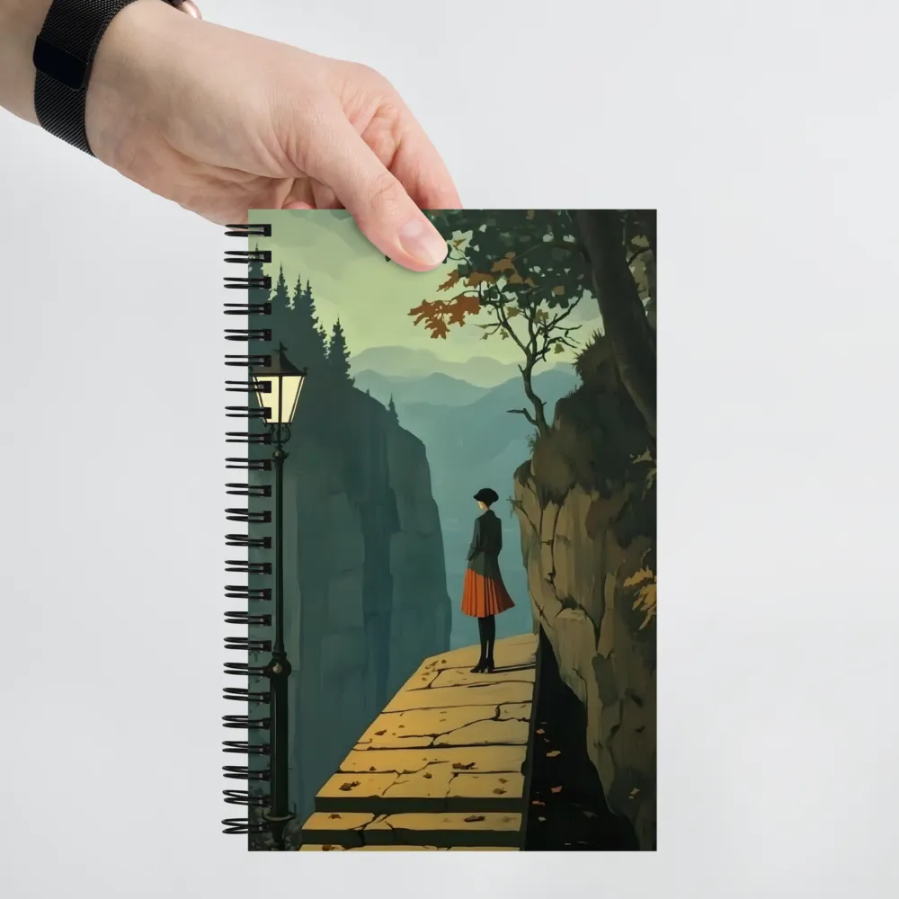 Contemplation at the Canyon Edge 
 Spiral Notebook | 140 pages