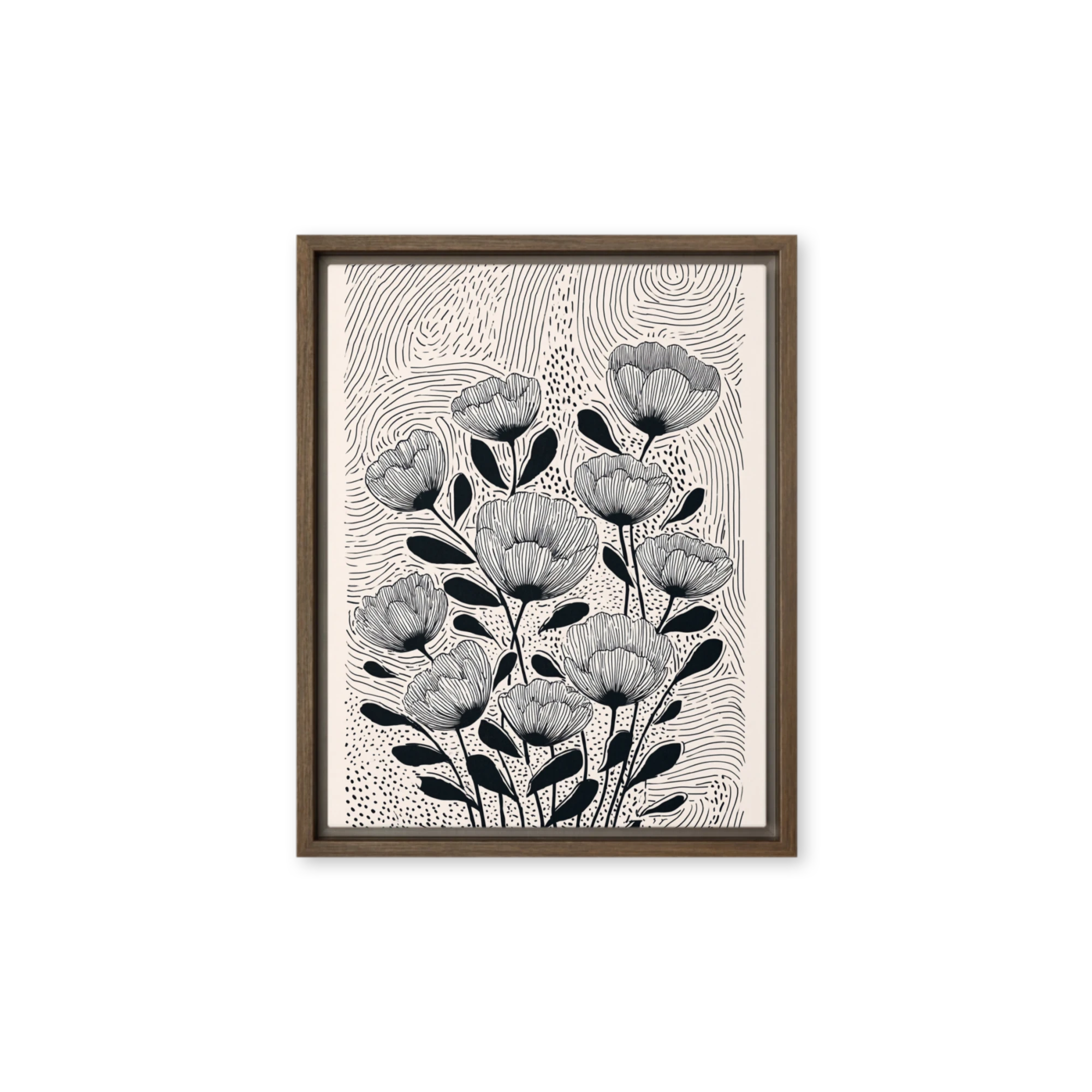 Engraved Poppies