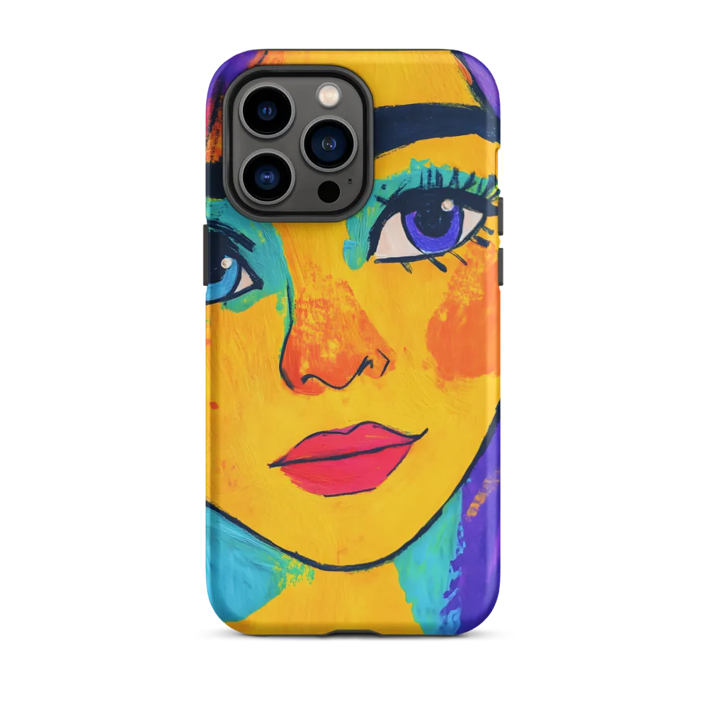 Vibrant Portrait of a Woman | Phone Case