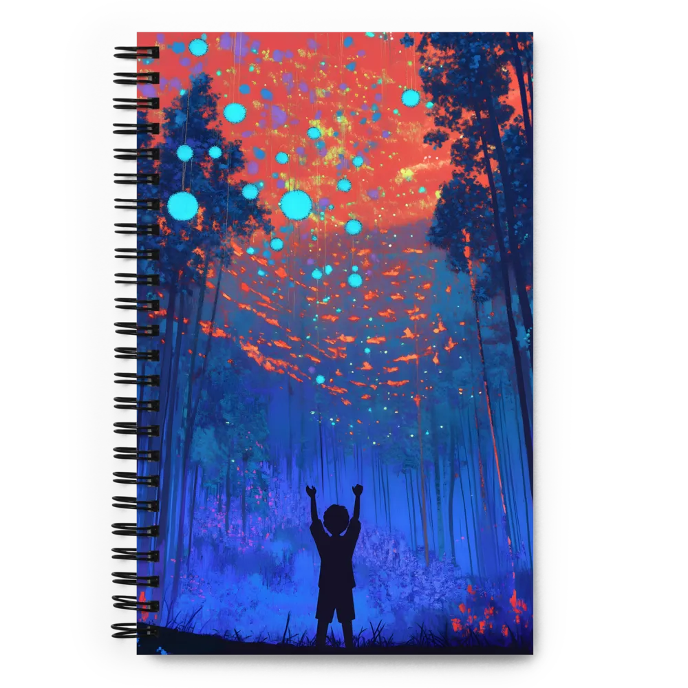 Whispers of the Astral Forest 
 Spiral Notebook | 140 pages