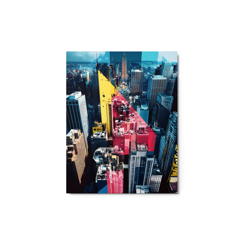 Empire State Geometry 
 Canvas | 20″x 40″