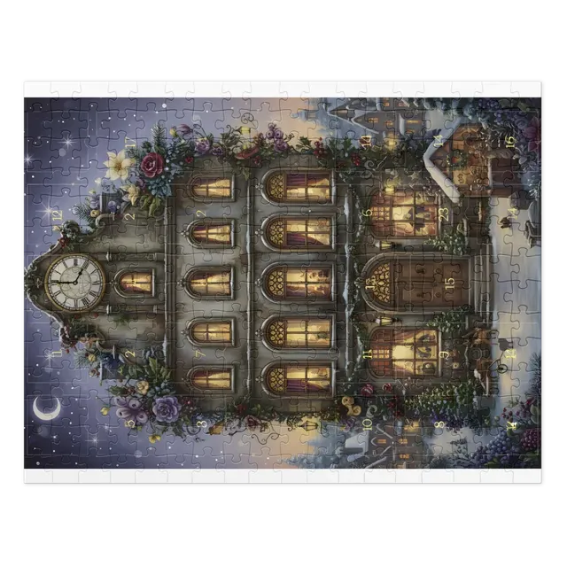 Midnight Advent House | Jigsaw Puzzles