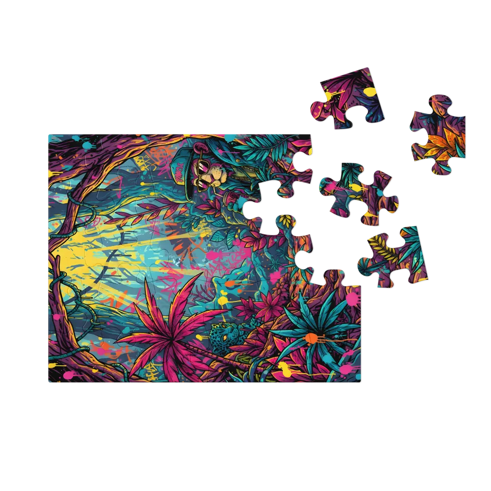 Ritmo Graffiti da Selva 
 Puzzle em caixa de metal