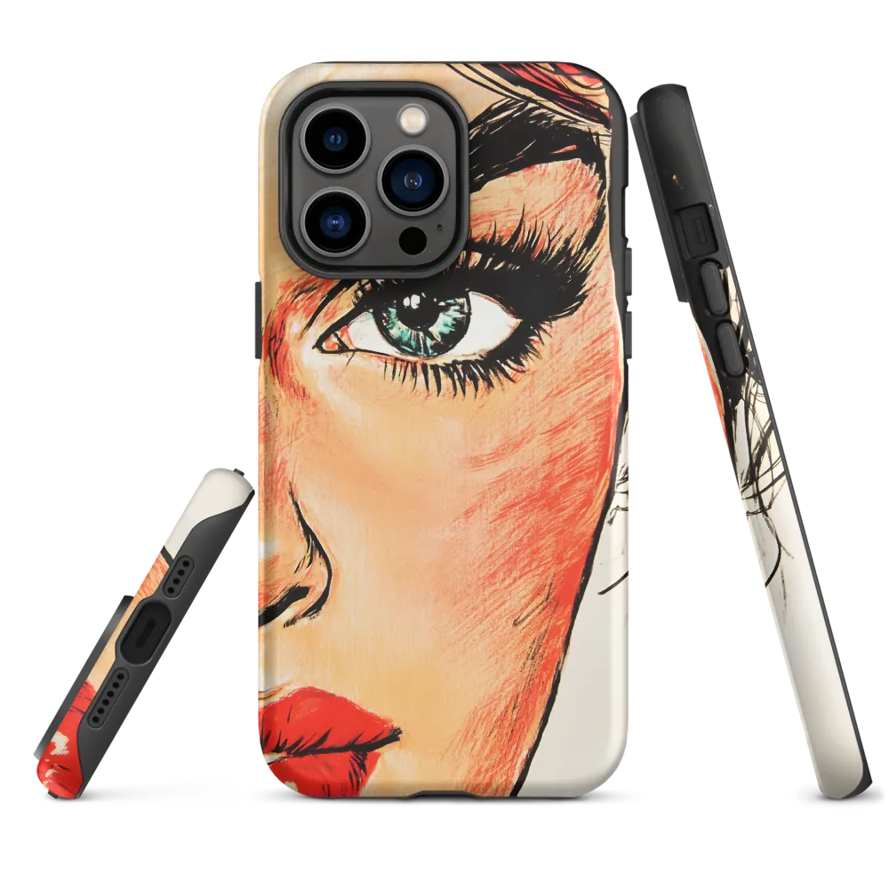 Vibrant Portrait of Woman | Phone Case