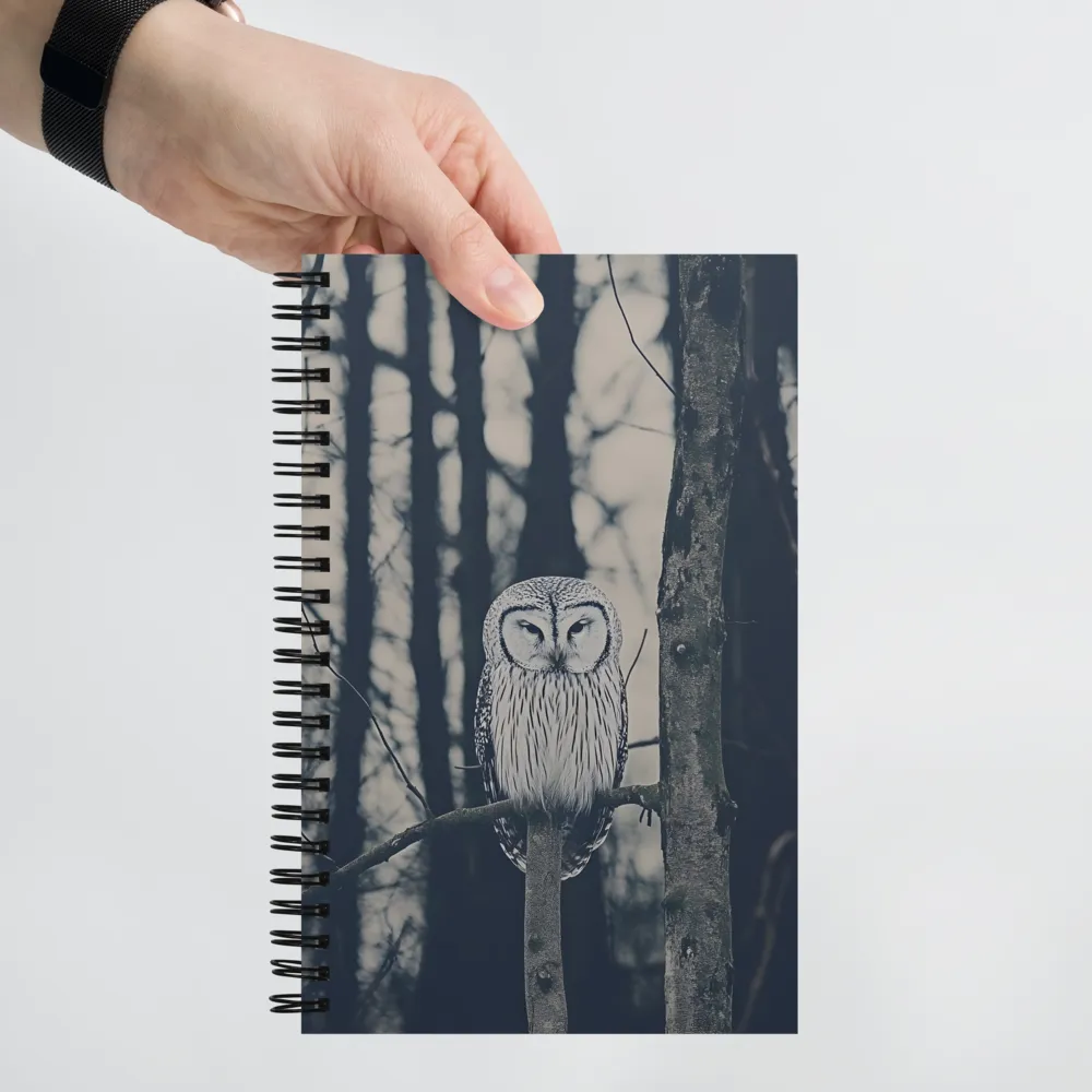 Watchful Forest Owl 
 Spiral Notebook | 140 pages