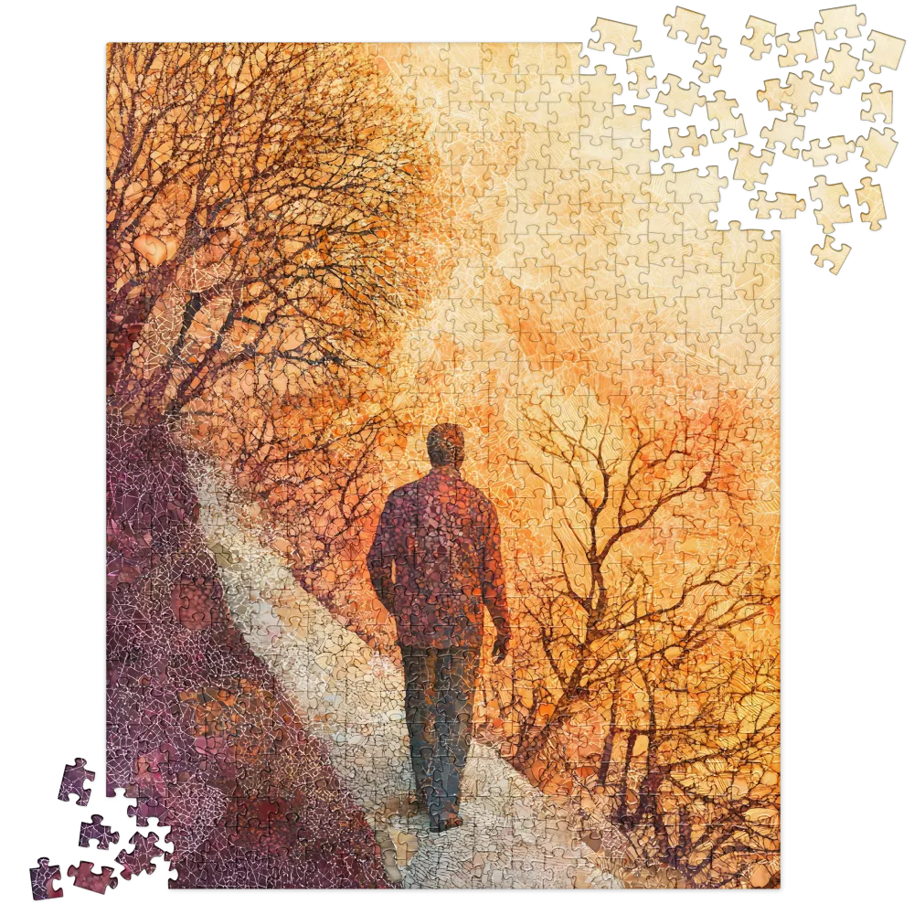 The Mosaic Journey 
 Jigsaw Puzzle in Tin Box