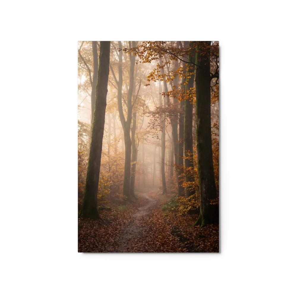 Enchanted Autumn Fog 
 Canvas with Black Frame