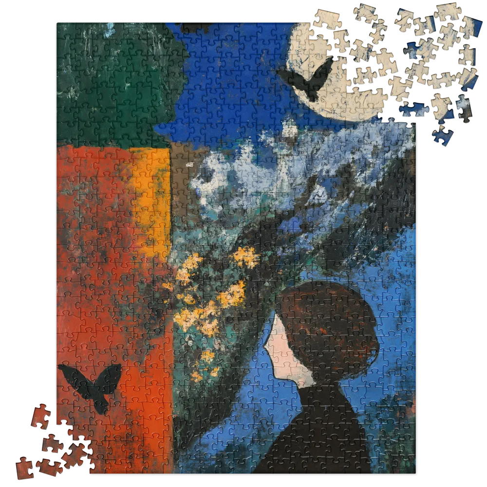 Moonlit Contemplation 
 Jigsaw Puzzle