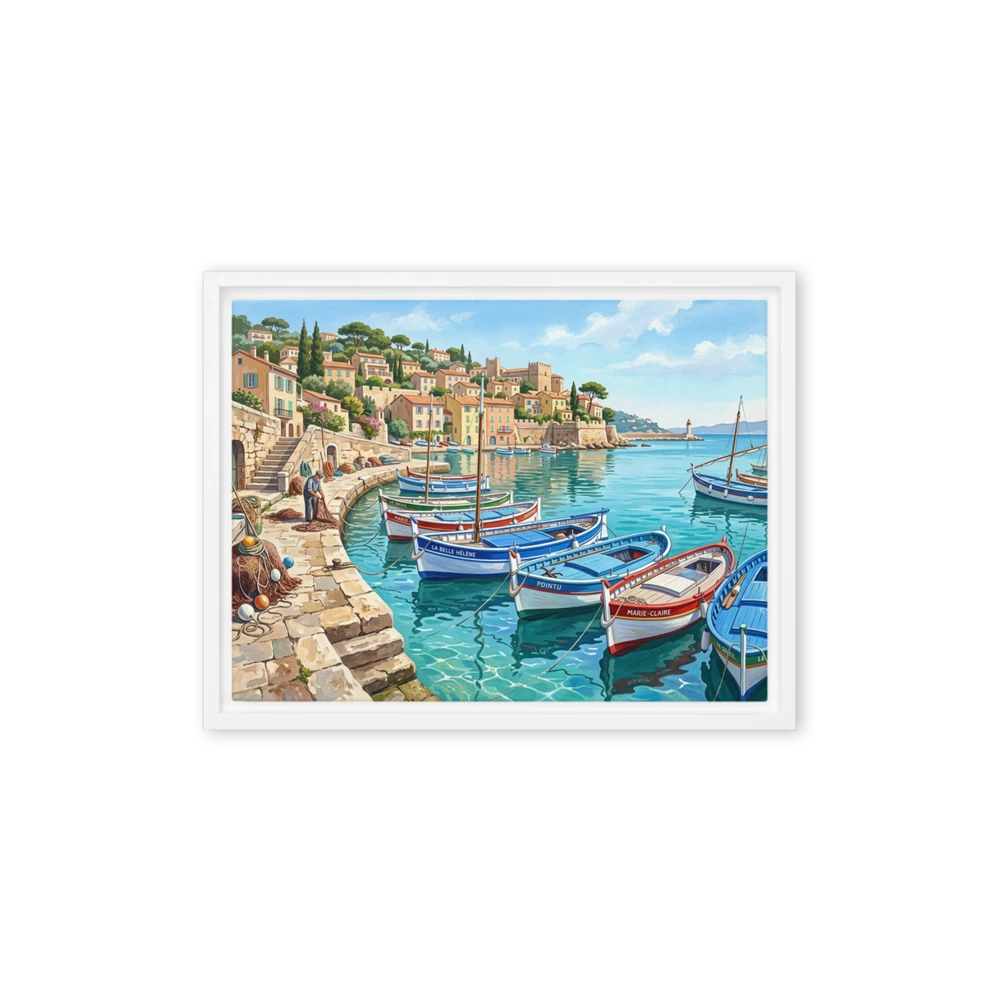 Mediterranean Harbor Village | Art Print