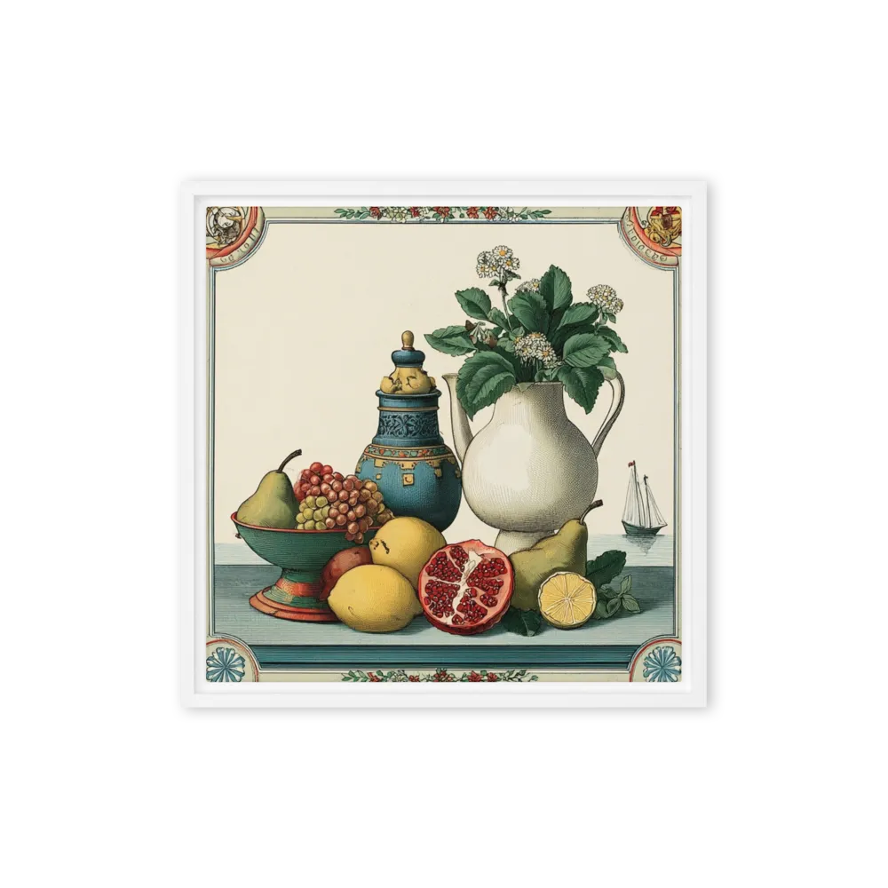 The Pomegranate and Jug 
 Canvas | 8″x 8″