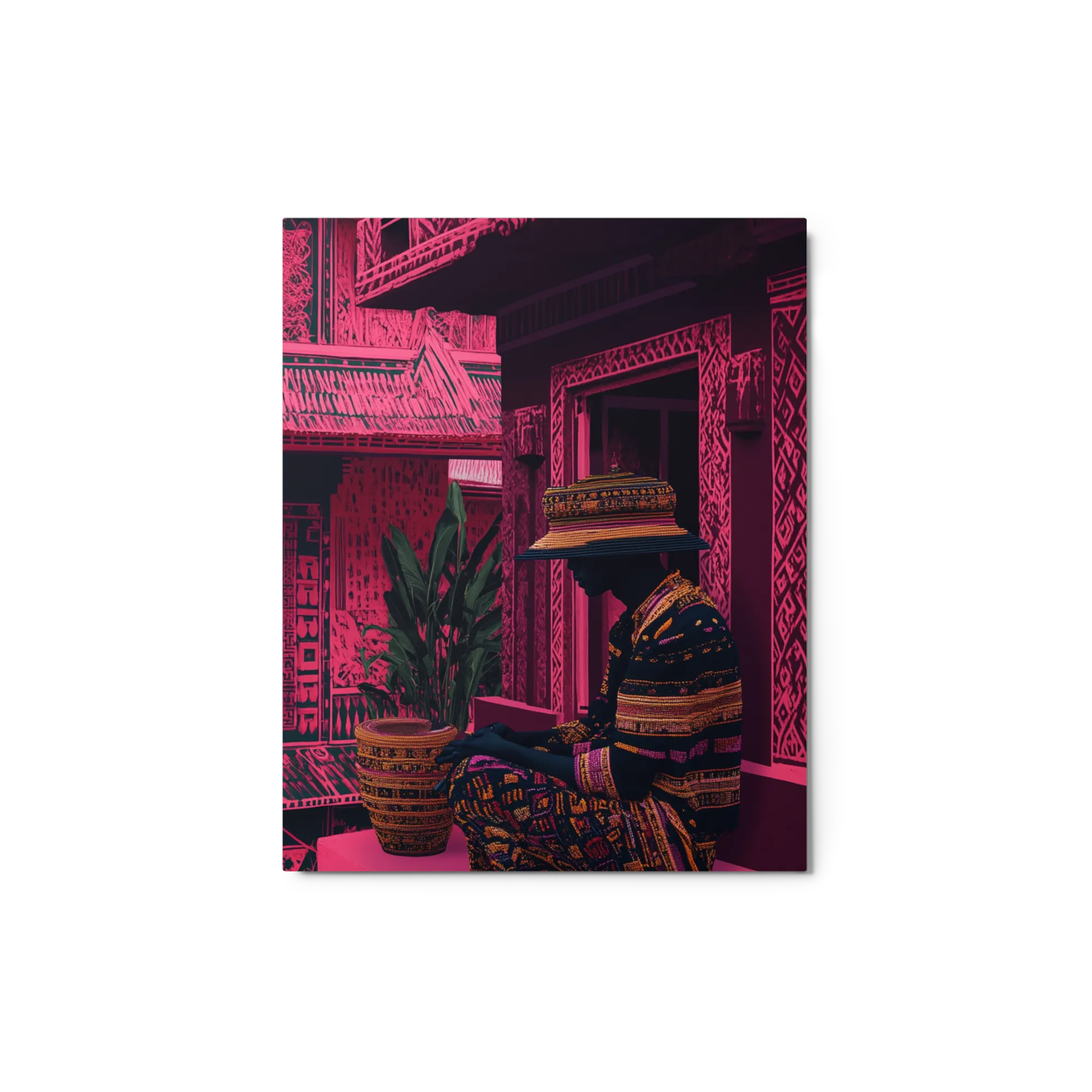 The Guardian of Pink Terraces