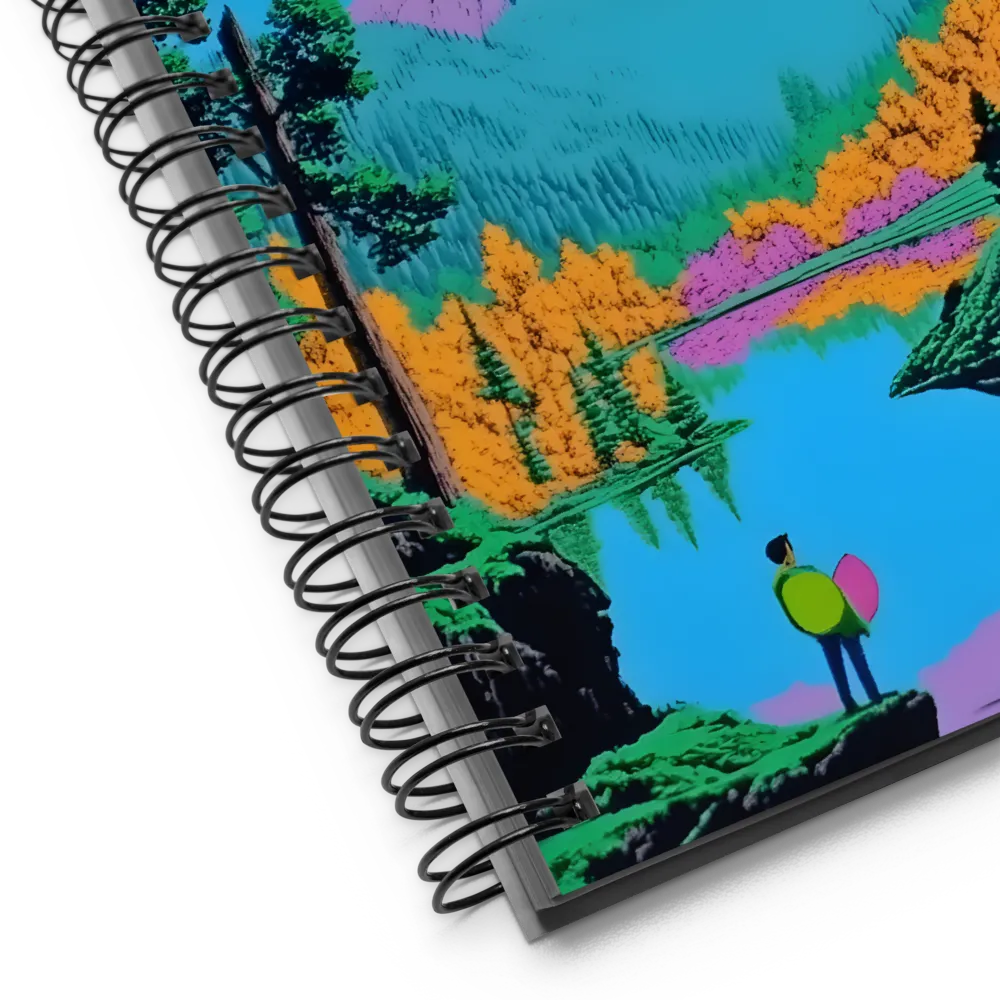 Reflections of an Electric Vista 
 Spiral Notebook | 140 pages