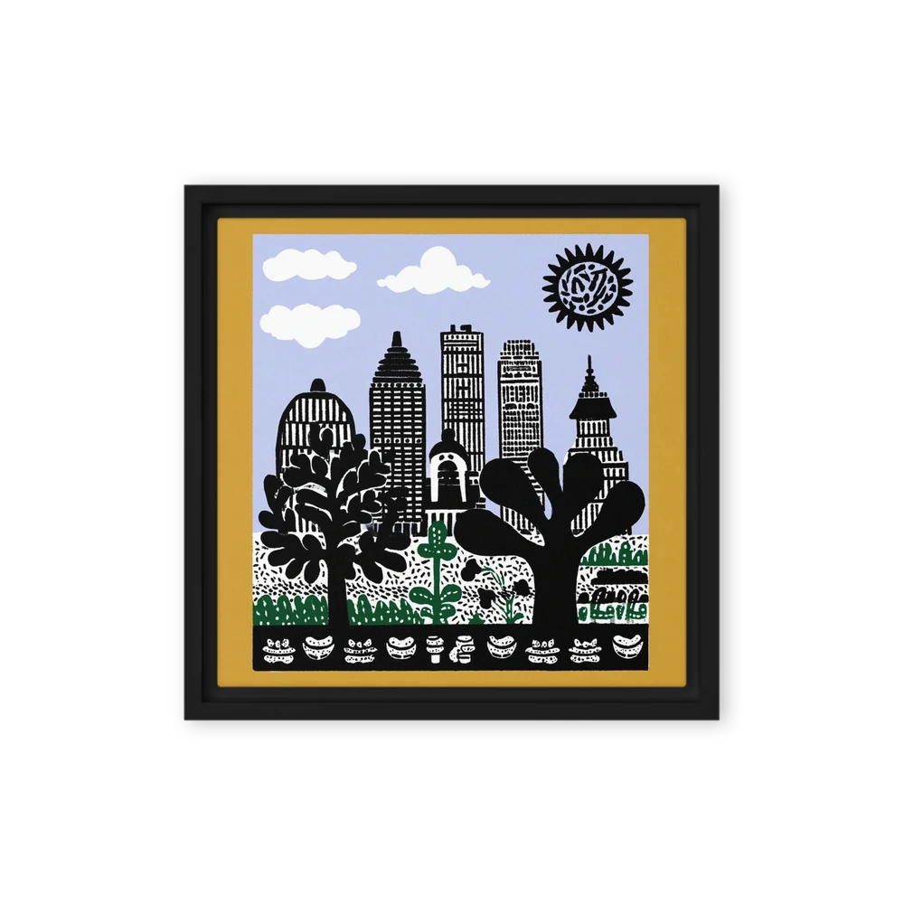 Urban Garden Skyline | Art Print