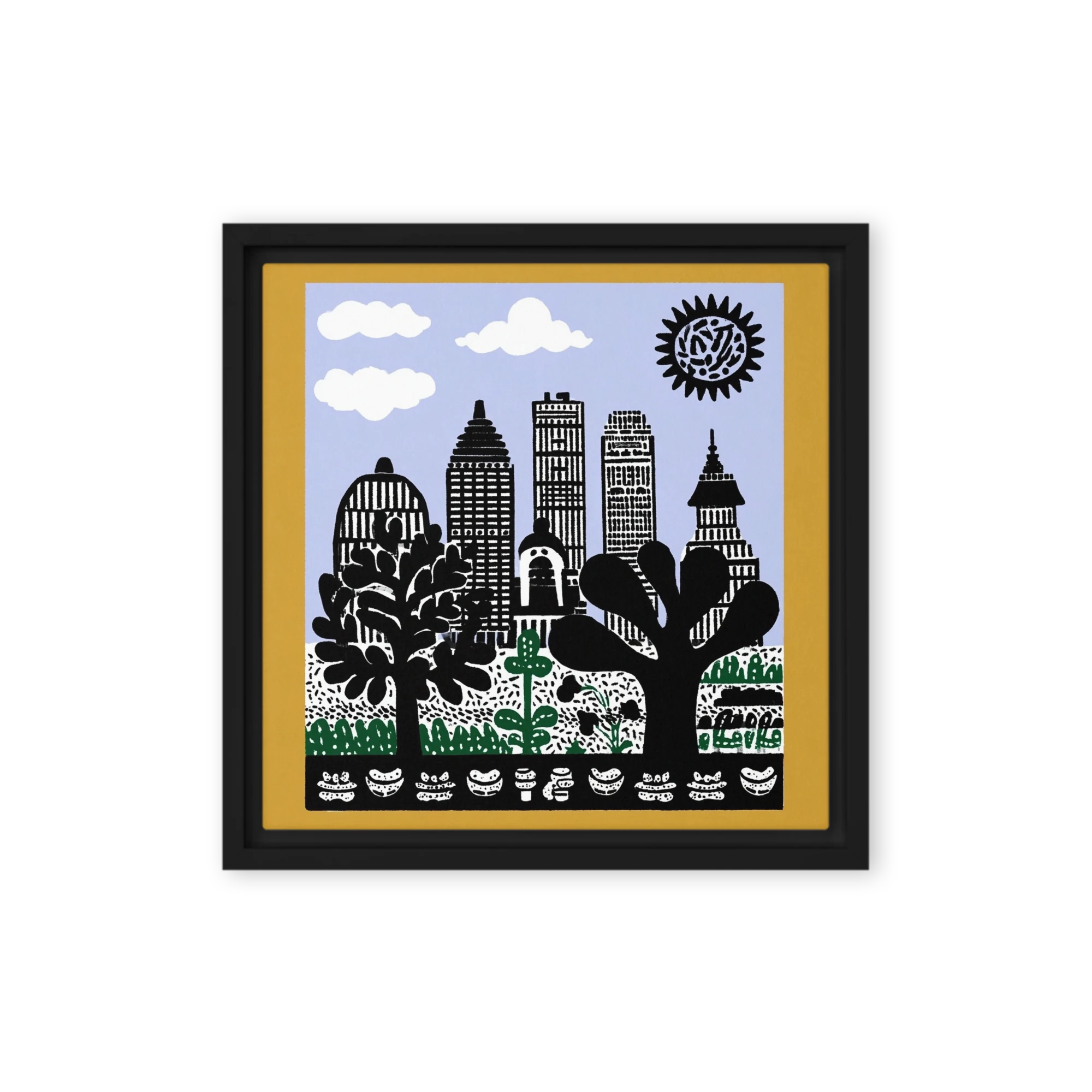 Urban Garden Skyline | Art Print