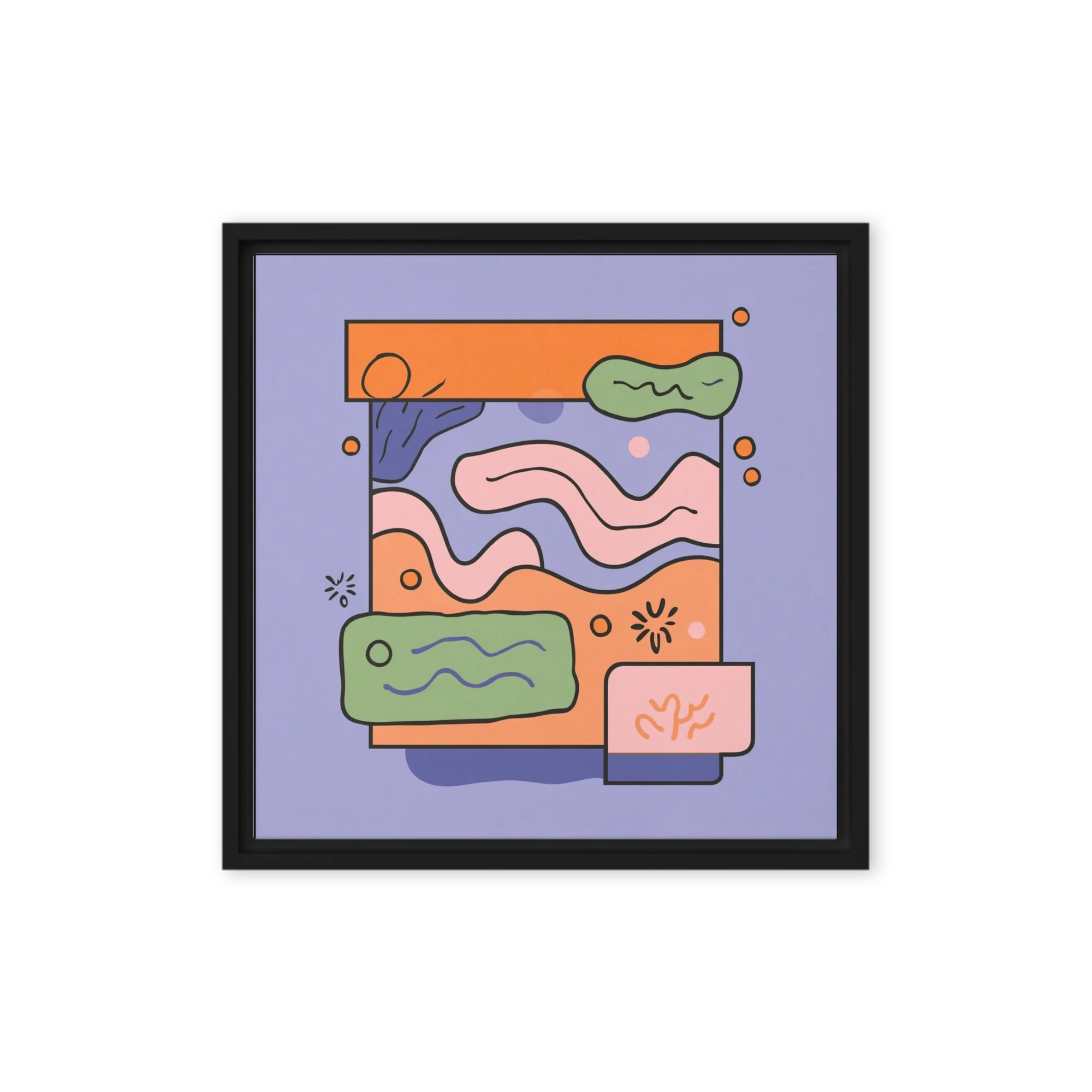 Memphis Wave Abstraction
