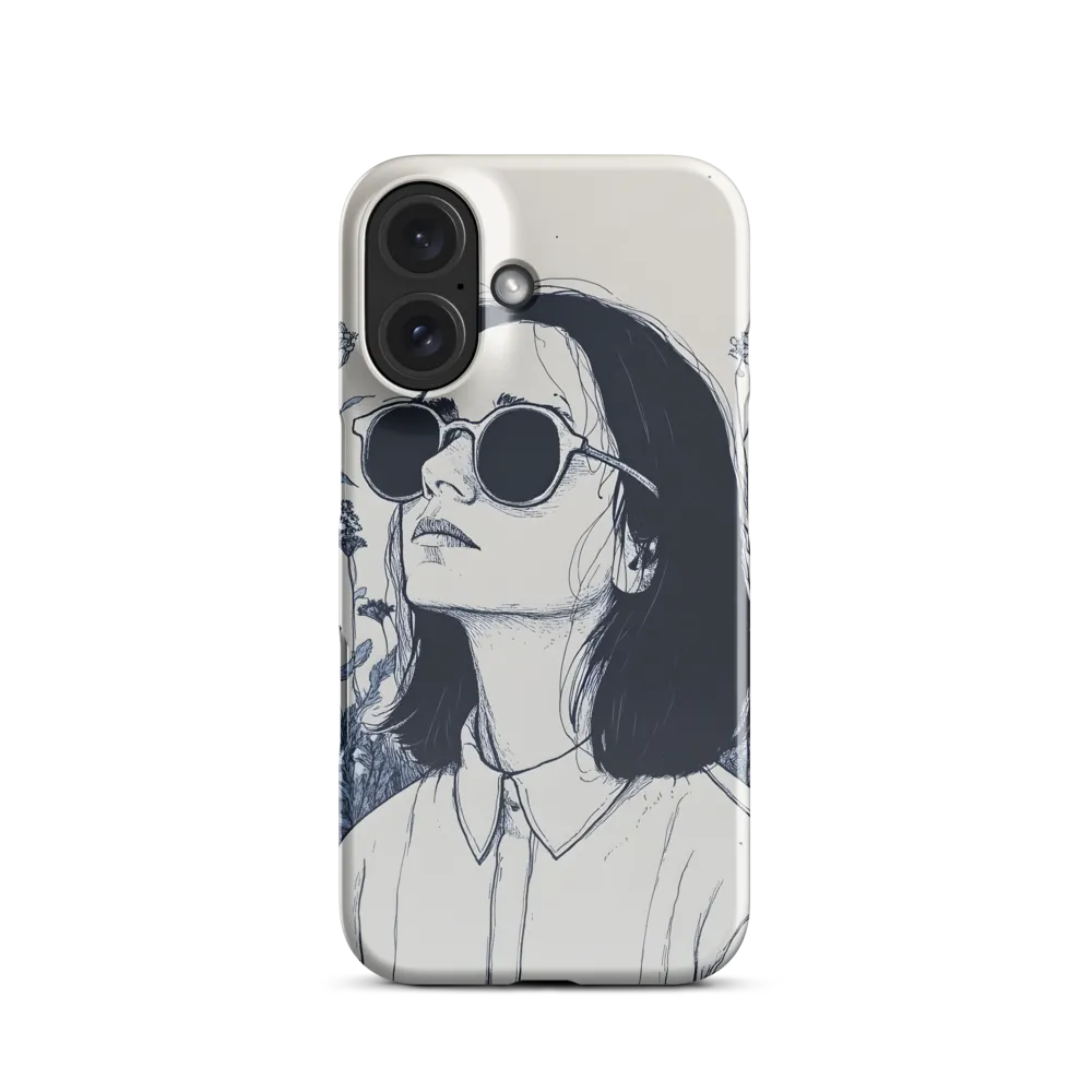 Contemplation Among Flowers 
 iPhone 16 Pro Max | Tough Case
