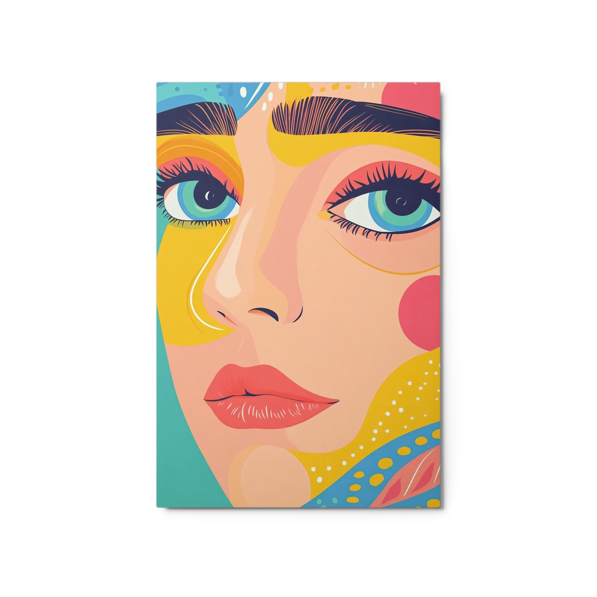 Modern Colorful Female Portrait