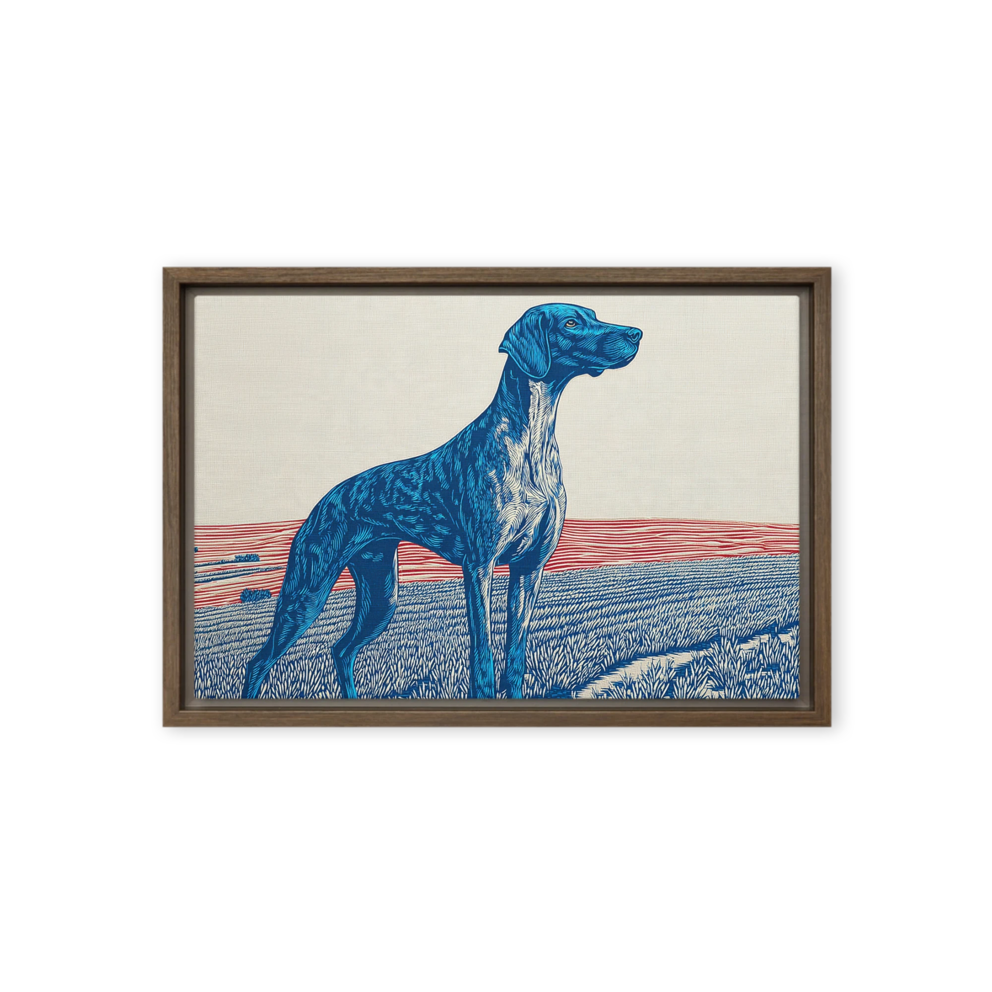 Pointer in the Field | Art Print