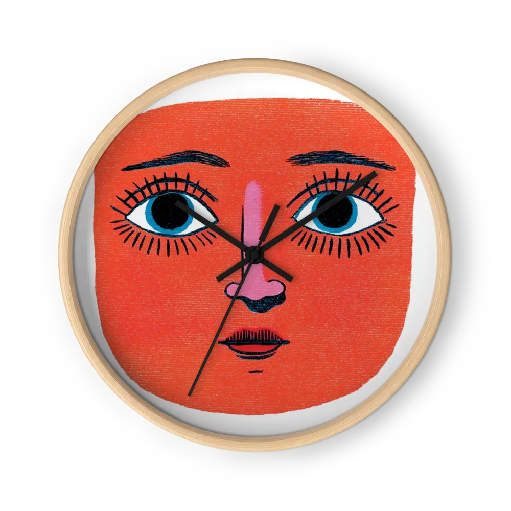 Red Stylized Face